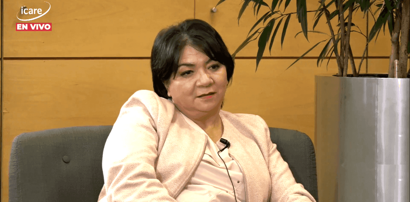 Claudia Pizarro en el Ciclo “En Persona” de ICARE: “Hoy día está naciendo una fuerza muy poderosa en la gente que se siente llamada a ser solidaria con el otro”