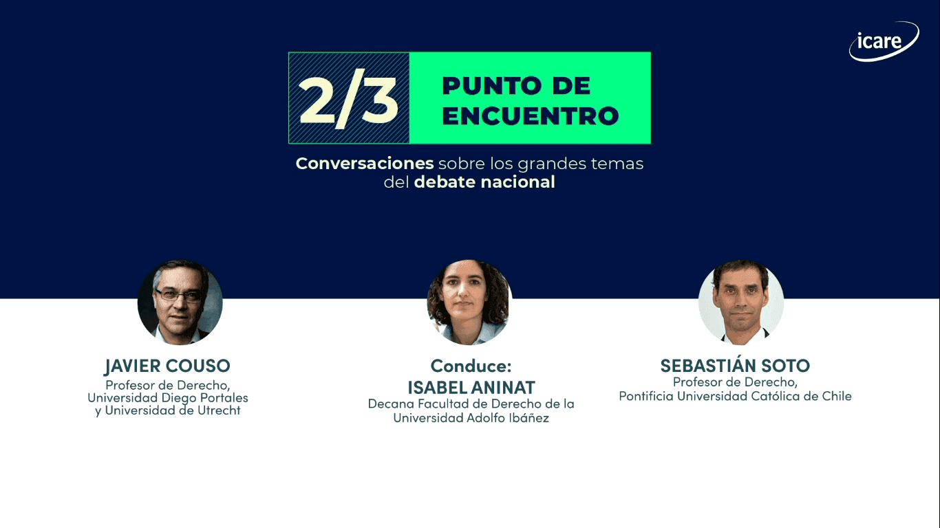 “2/3: punto de encuentro” – Capítulo 12: Javier Couso y Sebastián Soto conversan y dan su mirada sobre los disensos en la nueva Constitución
