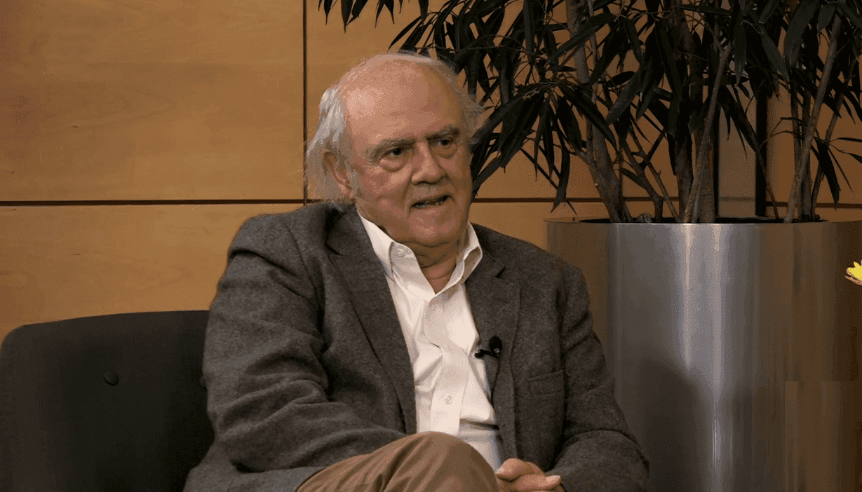 Revive EN PERSONA · Cristián Warnken junto a Agustín Squella, profesor de Filosofía del Derecho de la Universidad de Valparaíso