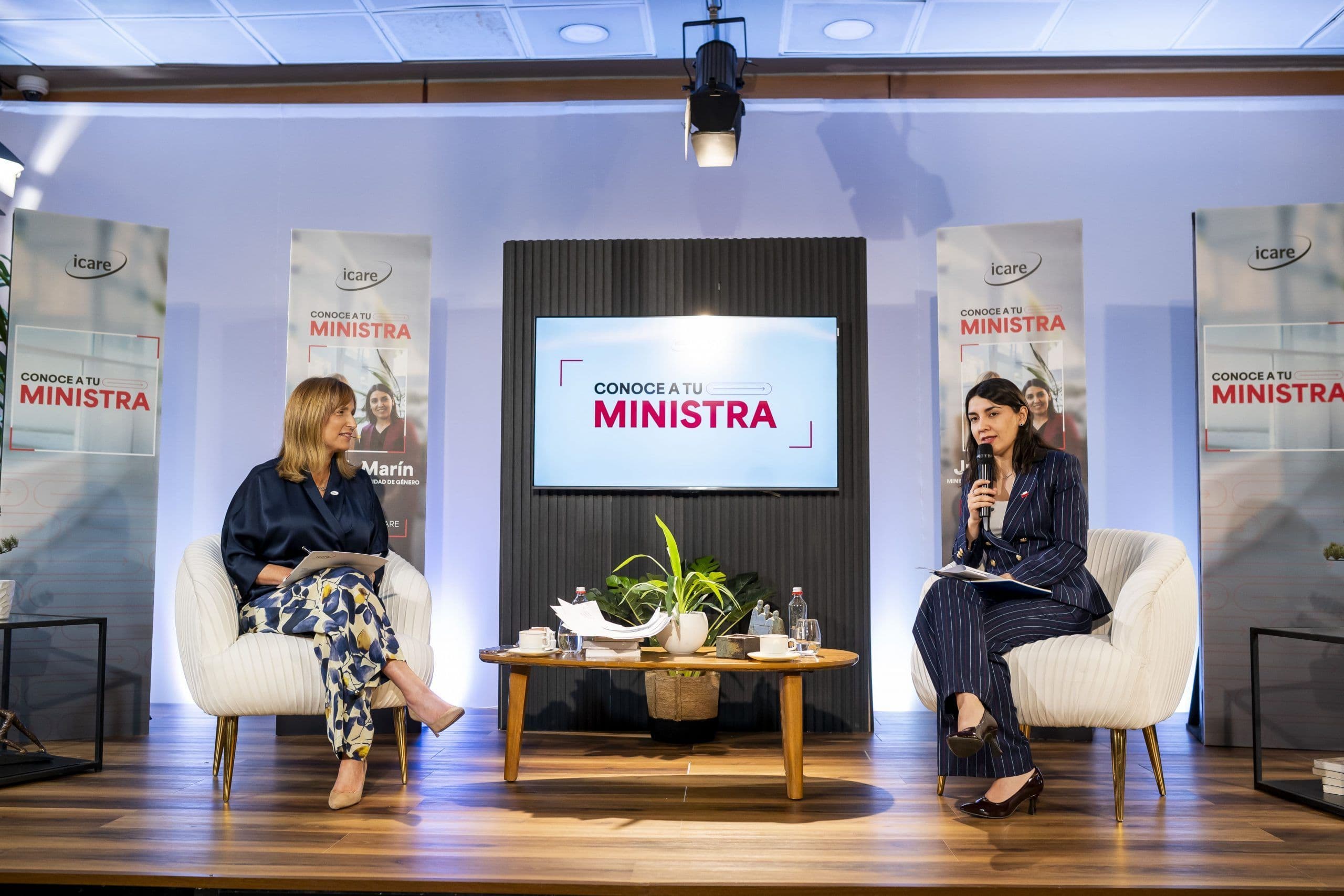Ministra Judith Marín en ICARE: “Hemos trazado una hoja de ruta con tres ejes fundamentales: empleo, seguridad y apoyo social”